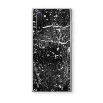 Zwart marmer: Samsung Galaxy Note 10 Transparant Hoesje