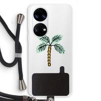 Palmboom: Huawei P50 Transparant Hoesje met koord