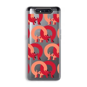 Dogs: Samsung Galaxy A80 Transparant Hoesje
