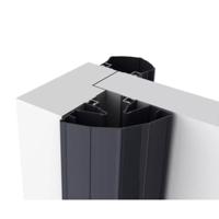 Ellen vingerbeschermingsprofiel - Finprotect Plus 5090 - 198cm - antraciet
