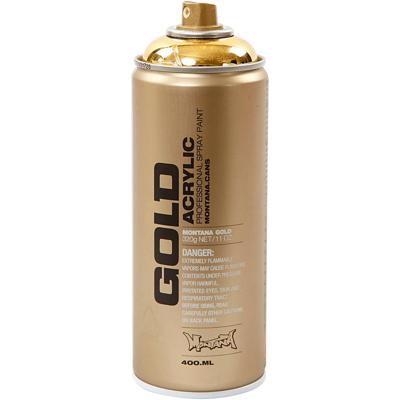 Montana Spray verf, goud, 400 ml/ 1 doosje
