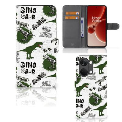 Telefoonhoesje | Met pasjeshouder | voor OnePlus Nord 3 Dinosaurus