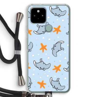 Manta: Pixel 5 Transparant Hoesje met koord