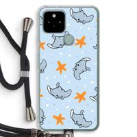Manta: Pixel 5 Transparant Hoesje met koord