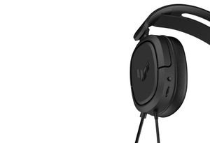 Asus TUF Gaming H1 Over Ear koptelefoon Gamen Kabel Stereo Zwart Microfoon uitschakelbaar (mute), Volumeregeling