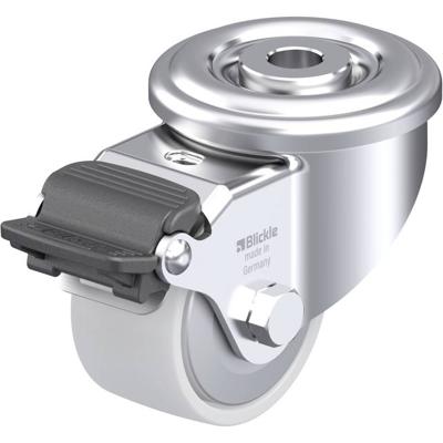 Blickle LER-PO 60KF-RA Plaatstalen zwenkwiel Wieldiameter: 60 mm Draagvermogen (max.): 150 kg 1 stuk(s)