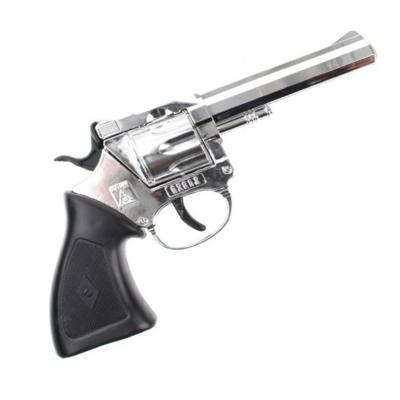 Cowboy speelgoed revolver - metaal - 100 schots - plaffertjes pistool -verkleedaccessoires