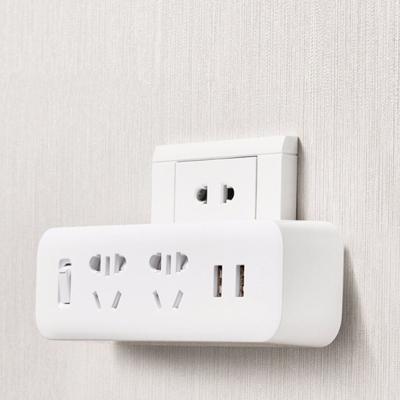 Original Xiaomi Mijia Power Strip Converter Portable Plug Travel Adapter with 5V / 2.1A Dual USB Fast Charging Ports for Home Office
