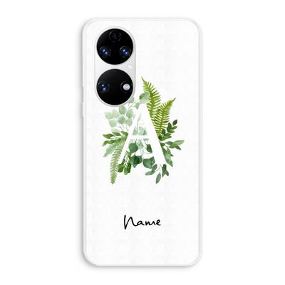 Green Brush: Huawei P50 Transparant Hoesje