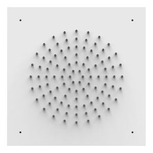 Hoofddouche Tres Exclusive | 38x38 cm | Vierkant | Wit mat