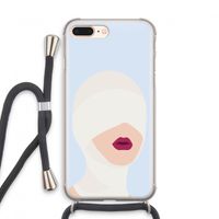 Incognito: iPhone 8 Plus Transparant Hoesje met koord Incognito: iPhone 8 Plus Transparant Hoesje met koord