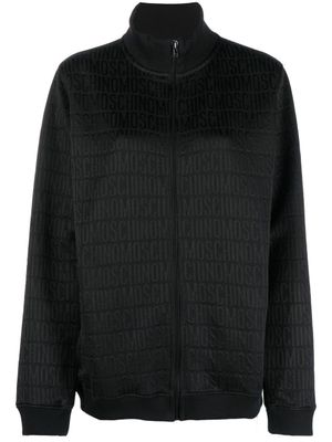 Moschino sweat à logo embossé - Noir