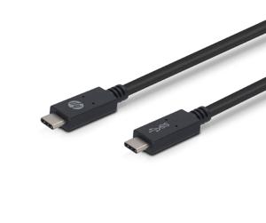 HP 2UX17AA USB-kabel USB 3.2 Gen 1 (3.1 Gen 1) 1 m USB C Zwart