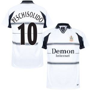 Fulham Retro Voetbalshirt 1999-2000 + Peschisolido 10