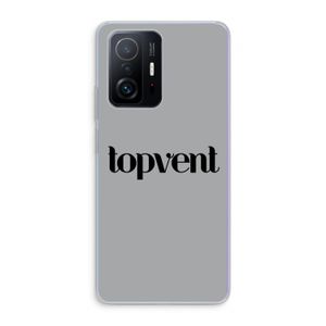 Topvent Grijs Zwart: Xiaomi 11T Transparant Hoesje