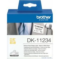 Brother DK-11234 printeretiket Wit Zelfklevend printerlabel
