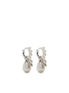 DOWER AND HALL boucles d'oreilles Timeless à perles - Argent