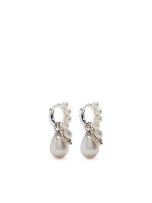 DOWER AND HALL boucles d'oreilles Timeless à perles - Argent