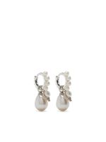 DOWER AND HALL boucles d'oreilles Timeless à perles - Argent