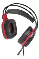 SpeedLink DRAZE Over Ear headset Gamen Kabel Stereo Zwart/rood Afstandsbediening, Volumeregeling, Microfoon uitschakelbaar (mute) - thumbnail