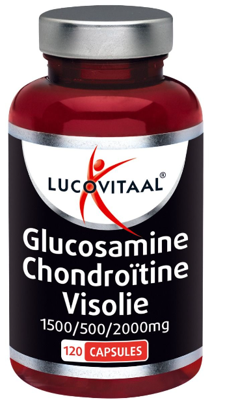 Lucovitaal Voedingssupplementen Glucosamine Chondroïtine Visolie 1500/500/2000mg 120Capsules
