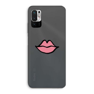 Kusje: Xiaomi Redmi Note 10 5G Transparant Hoesje