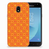Samsung Galaxy J3 2017 | TPU bumper | Batik Oranje
