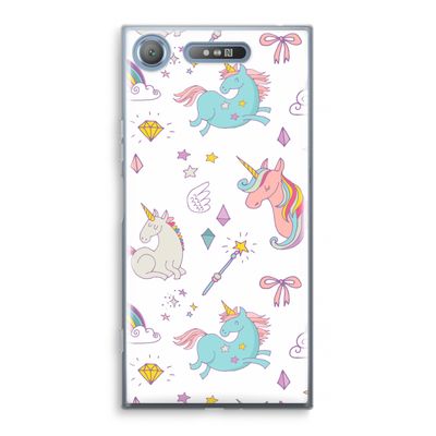 Fantasiewereld: Sony Xperia XZ1 Transparant Hoesje