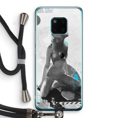 I will not feel a thing: Huawei Mate 20 Pro Transparant Hoesje met koord