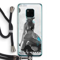 I will not feel a thing: Huawei Mate 20 Pro Transparant Hoesje met koord