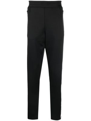 Moschino pantalon de jogging à logo imprimé - Noir