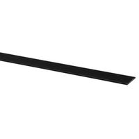 Plat kunststof profiel zwart 40x2mm (300cm)
