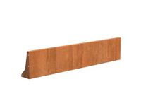Keerwand cortenstaal recht 200x40cm.