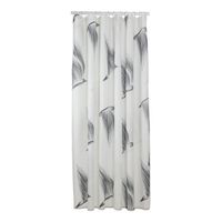 Sealskin Douchegordijn Birds 180x200 cm Polyester Zwart / Wit