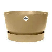 Elho bloempot Greenville Bowl 33cm Goudkleurig Zand
