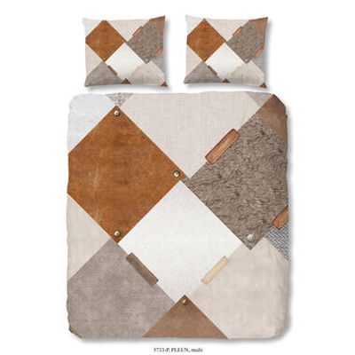 Good Morning dekbedovertrek Pleun - multikleur - 200x200/220 cm