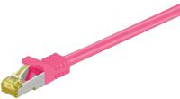 goobay Patchkabel RJ-45 Cat.6a S/FTP (PIMF), met Cat.7 kabel 1 meter - thumbnail