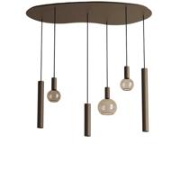 Hanglamp Riva organisch klein platinum