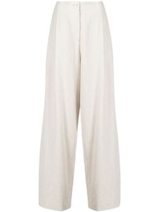 Rosetta Getty pantalon palazzo en lin - Tons neutres