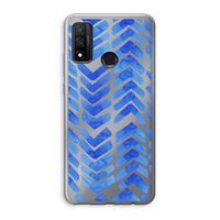 Blauwe pijlen: Huawei P Smart (2020) Transparant Hoesje
