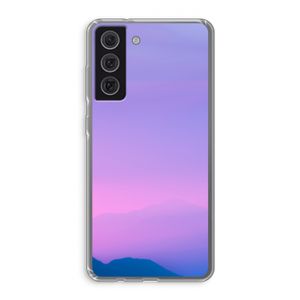Sunset pastel: Samsung Galaxy S21 FE Transparant Hoesje