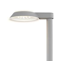 Louis Poulsen Homann Lantaarnpaal - 3000K Nightdim 3153lm - Asym 2H - No uplight - Aluminium