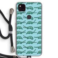 Kroko: Pixel 4a 5G Transparant Hoesje met koord
