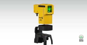 Stabila LAX 50 G Kruislijnlaser | 30 m | ± 0,5 mm/m | 3 x type AA | 1 stuk - 19110