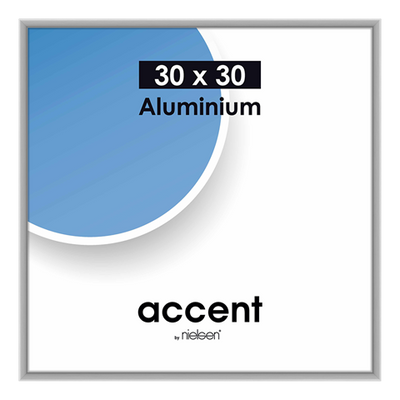 Nielsen Design nielsen fotolijst 54124 accent mat zilver 30x30 cm