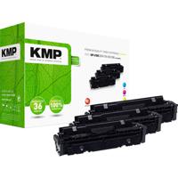 KMP Toner vervangt HP HP 410X (CF411X, CF413X, CF412X) Compatibel Combipack Cyaan, Magenta, Geel 5000 bladzijden H-T242XCMY 2538,3030