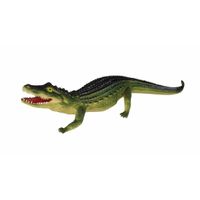 Rubberen krokodil speelfiguur 60 cm   -