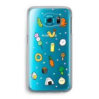Happy bento friends: Samsung Galaxy S6 Transparant Hoesje