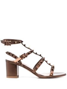 Valentino Garavani sandales Rockstud 60 mm à brides - Marron