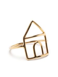 Aliita boucles d'oreilles Casita Pura en or 9ct
